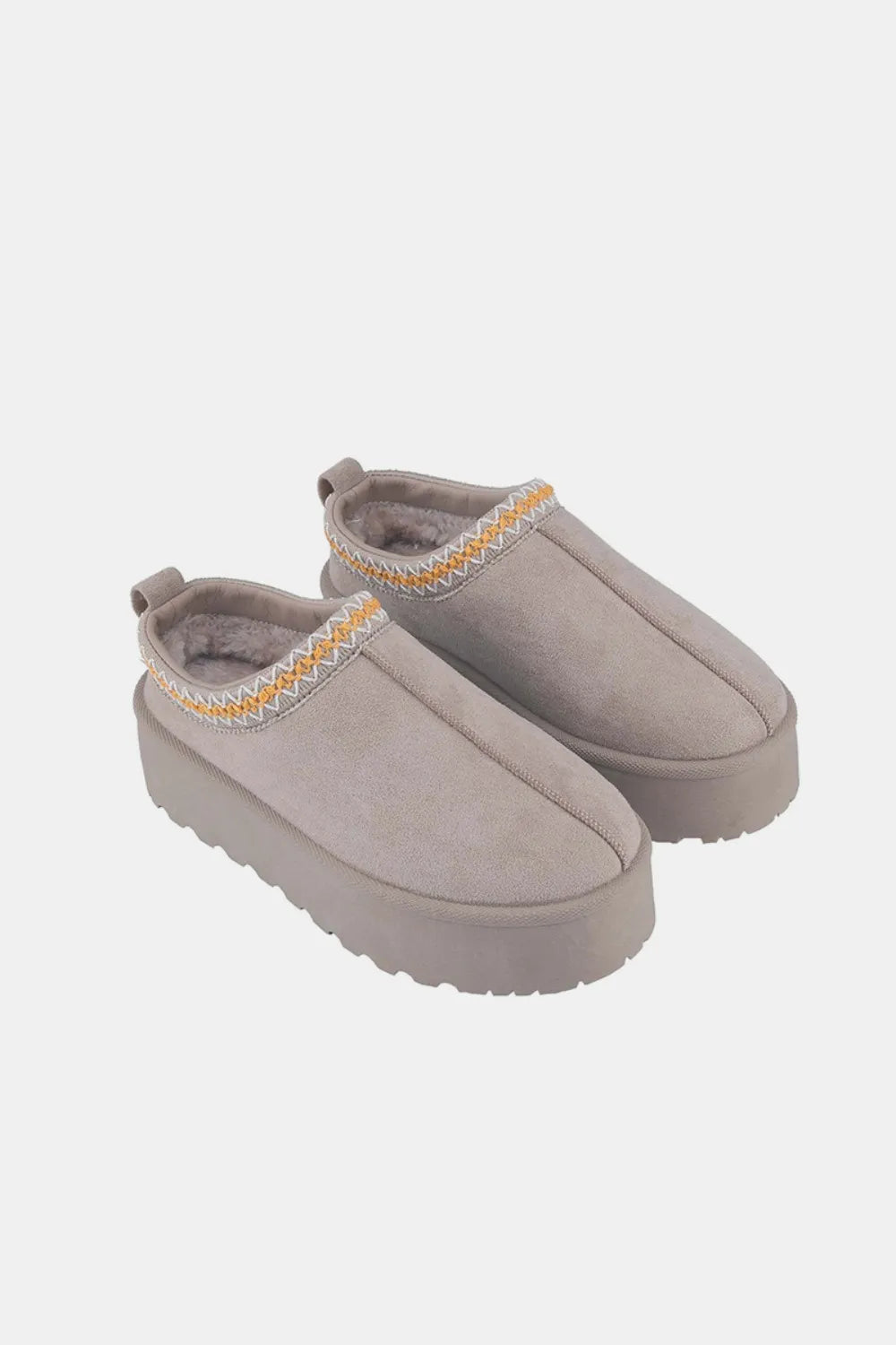 Botas sin cordones Weeboo Platform con ribete bordado Imagen secundaria del producto