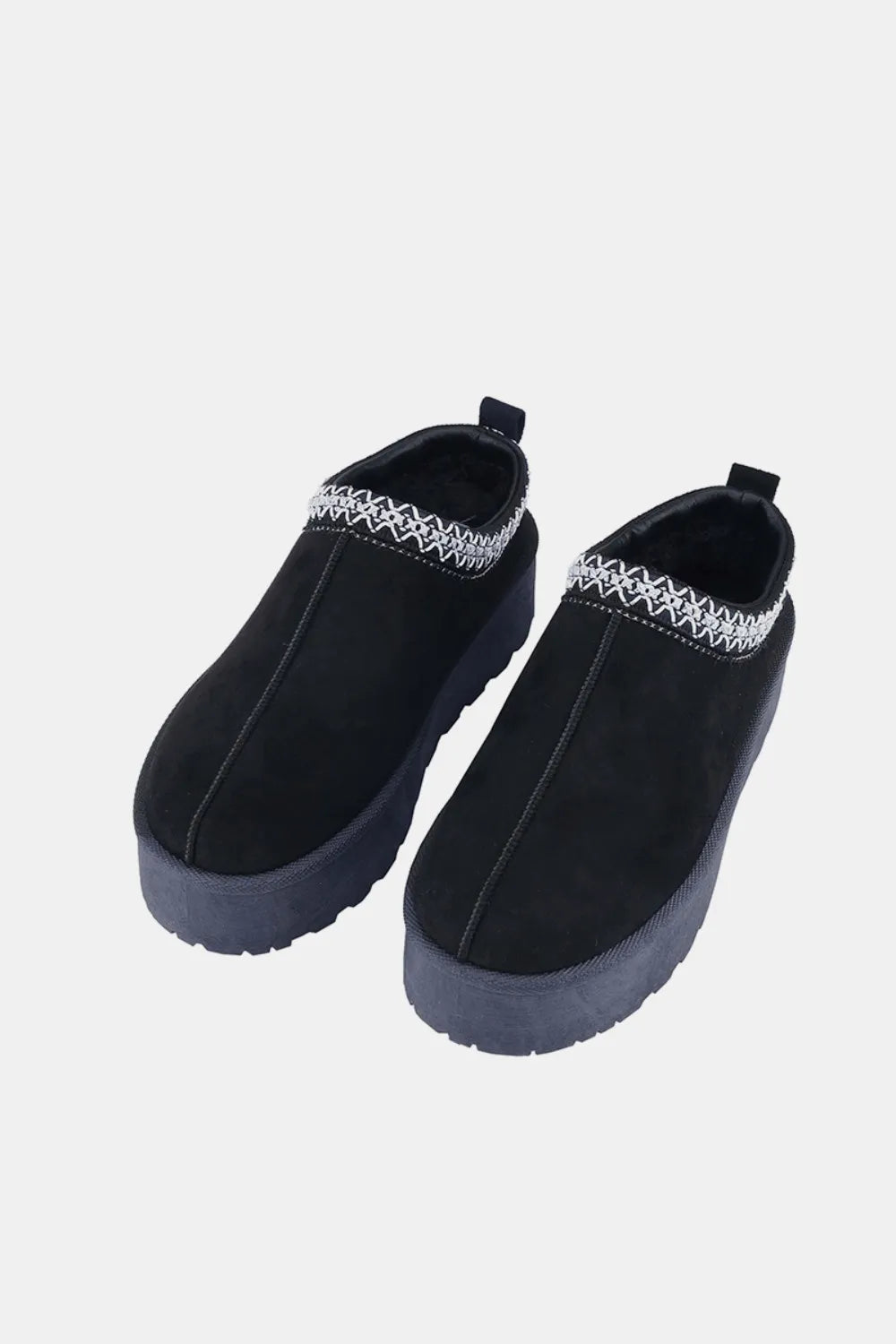 Botines sin cordones Weeboo Platform con ribete bordado Imagen secundaria del producto