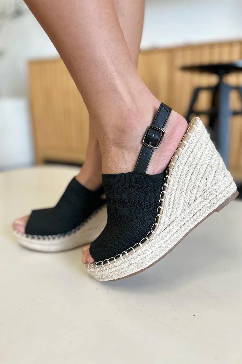 Sandalias de tacón alto con puntera abierta Forever Link Imagen secundaria del producto