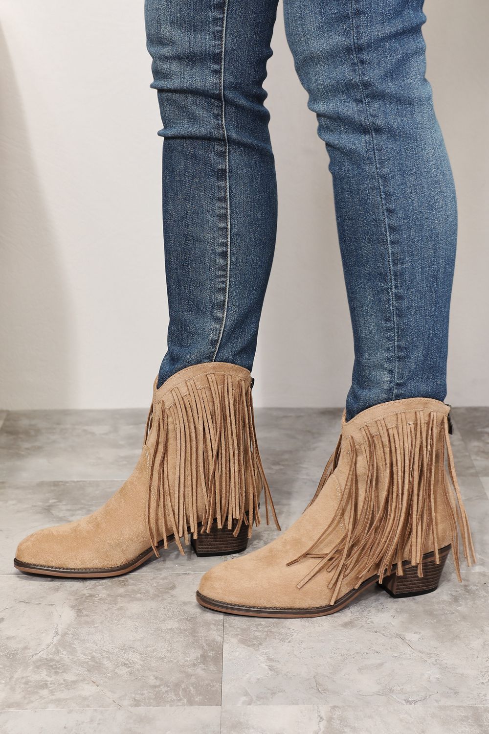 Botines Legend vaqueros del oeste con flecos para mujer Imagen secundaria del producto