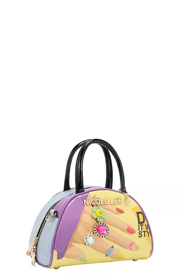 Bolso de mano Nicole Lee USA Mini Dome para esmalte de uñas Imagen secundaria del producto