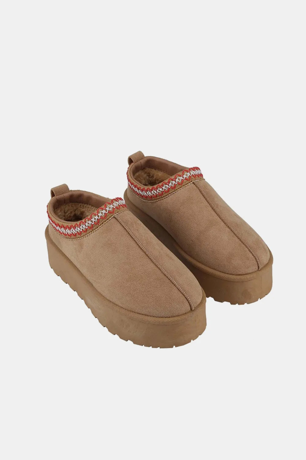Botines sin cordones Weeboo Platform con ribete bordado Imagen secundaria del producto